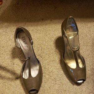 Shoes High heeled smoke grey sandal